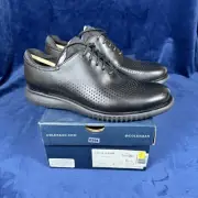 Cole Haan Men's 2.Zerogrand Laser Wing Tip Oxford Lined Black Size 8 C23832 0394