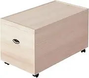 Total Paulownia Winter Clothes Storage 1-Tier Paulownia Case with Wheels Paulownia Clothing Case, Closet, Storage, Insect Repellent Material