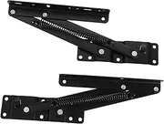 HOLIDYOYO 2Pcs Heavy Duty Folding Lift Up Table Mechanism Hydraulic Hinge Bracket for Adjustable Coffee Table Sturdy Cold Rolled with User Friendly Spring Mechanism Versatile Height