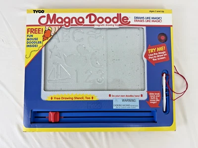 VTG 1993 TYCO Magna Doodle Drawing Toy & Removable Drawing Stencil SEALED Unused