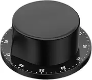 Labymos Kitchen Timer No Batteries Required Timer Manual Stainless Steel Mechanical Rotating Alarm Backing Time Management Timer 60 Minutes Count Down Workout Timer