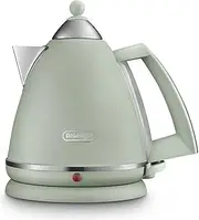 De'Longhi Argento Flora KBX3016.GR Kettle with 1.7L Capacity, 360 Swivel Base & cord storage, Green