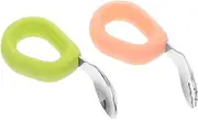 Versatile Boys and Girls Forks and Spoons Silicone Toddler Cutlery Set for Baby Food and Casual Dining