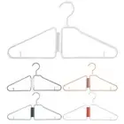 2XFolding Clothes Hangers Towel Rack Clothes Hangers Home Storage Hooks Portable