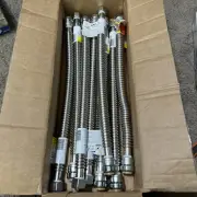 Set Of 8 1”x1” FIP-24” Water Softener Flex Hose SS3094FLEX24LF NEW