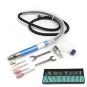 1/8" Mini Air Micro Die Grinder Kit Pneumatic Engraving Pen Set Grinding Tool