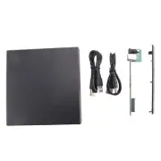 12.7mm External DVD Enclosure USB 2.0 External DVD/CD-ROM Case for Laptop1043
