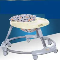 在飛比找樂天市場購物網優惠-多功能嬰兒童寶寶學步車防側翻學步車6/7-18個月折疊車餐椅