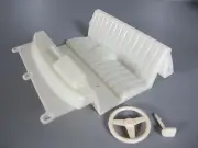 New Tamiya 1/10 RC Toyota Hilux Bruiser Mountaineer Interior Seat Steering Wheel
