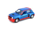 1:24 Renault 5 Turbo by Bburago in Blue 18-21088 Model Car
