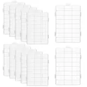 12 Pack Bulk 24 Grids Clear Plastic Organizer Box Tackle Crafts Storage with ...