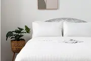 LINENOVA ALL SIZE COMFORT BED QUILT COVER SET (White)