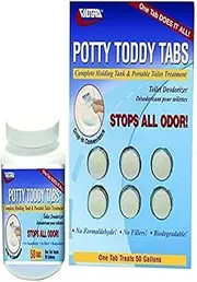 Valterra Q5004 Potty Toddy Tab - (50 per Bottle)