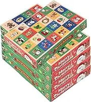 5PCS Advent Calendar 24 Days Christmas Advent Calendar with 24 Empty Boxes Make Your Own Advent Calendar Easy to Assemble for Children Birthday Christmas Advent Calendar