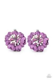 Paparazzi: Garden Goals - Purple Hair Clips
