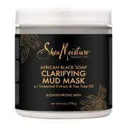 SheaMoisture African Black Soap Clarifying Mud Mask 170g – Tamarind & Tea Tree Oil
