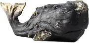 Decorative Book Ends Unique Whale Decorative Book Ends - Nordic Style Heavy Duty Resin Bookends for Shelves - Vintage Book Ends for Shelves Gift Vintage Books Decor