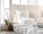 NWT 26x26 White Goose Down European Pillow Inserts 100% Cotton Set of 2