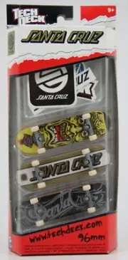 Tech Deck 96mm Santa Cruz Lee Smith 3 Fingerboard Set - Retired - Very RARE