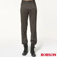 在飛比找Yahoo奇摩購物中心優惠-BOBSON 男款伸縮條狀煙管褲