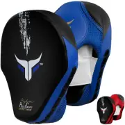 Mytra Fusion Curved Focus Pads Hook & Jab Mitts Strike Pad Boxing Pads Harcore