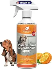 Natural Home Solutions 1L Urine Deterrent & Deodoriser Spray Urine Stop for Cat And Dog Repellent Stop Cats And Dogs Repeat Marking Indoors And Outdoors 100% Natural Enzyme Urine Destroyer