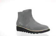 Clarks Womens Sharon Swing Grey Suede Ankle Boots Size 6 (Wide) (1595171)