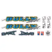 2000 Bully Bart BMX decal set