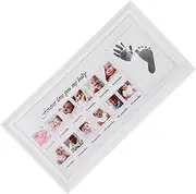 Photo Frame Registry Picture Blocks Newborn Frame Dont Kit Board Boy Months Photo Frame Imprint Registries Mom Photos Little Keepsakes Hands Custom Please White Pp