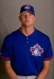 Tom Davey Toronto Blue Jays at Spring Training in Dunedin Florida Old Photo 2