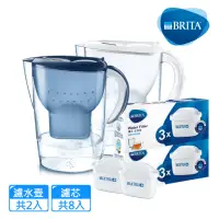 在飛比找momo購物網優惠-售完不補!【BRITA】Marella 3.5L濾水壺2入+