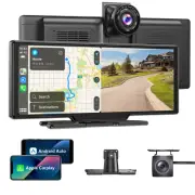 Dash Cam Touch Portable Car Stereo Radio Apple Carplay Android Auto Bluetooth
