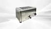 NEW Commercial Toaster 6 Compartment Bun Bread Bagel Heavy Duty Adjustable 110V