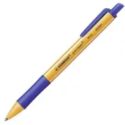 Stabilo Pointball Co2 Neutral Retractable Ballpoint 0.5Mm Line Blue Pack 10 6030