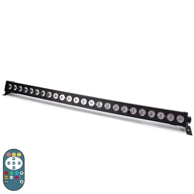 60W LED Wall Washer Light with Remote Controller 24Pcs Leds RGB Wash Light Bar f