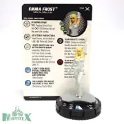 Heroclix X-Men: X of Swords set Emma Frost #100 LE figure w/card!