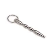 Emperor's Staff Penis Plug, Surgical Steel 5" Hollow Male Urethral Sounding Plug