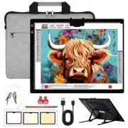 Rechargeable A3 Light Pad With Padded Case For Diamond Painting,Tracing Light...