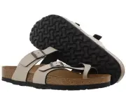 Birkenstock Mayari Birko-Flor Unisex Shoes Size 4, Color: Pull Up Stone