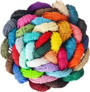 Waxed Cord 40 Colors - 1Mm 437 Yards Waxed Polyester Cord Wax Cotton String for