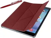 Promate with Stylus Holder & Screen Protector Case Stand for iPad Air Maroon Ifoldair +