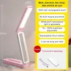Foldable LED Desk Table Lamp Touch Dimmable Bedside Reading Study Night Light