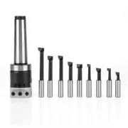MT4- Arbor Adapter Taper Shank F1-12 50mm Boring Head 9pcs 12mm Boring Bar