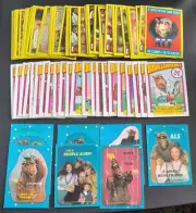 1987 TOPPS "ALF" COMPLETE BASE SET #1-69 & STICKERS #2-3-4-9-10-12-13-16.