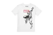 Spider-Man Boys Outline T-Shirt (White) - UTTV1896