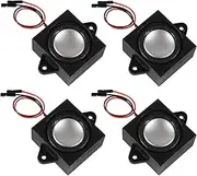 Dweii 4PCS 3 Watt 8 Ohm Single Cavity Mini Speaker Full-Range Cavity Mobile Portable Advertising Machine Speaker Connector Separating Interface 3.3V 5V for a Variety of Small Electronic Projects