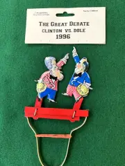 1996 Dole vs. Clinton Political Action Figures, with original Packaging