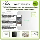AJAX 8-Channel NVR, 4K Resolution, ONVIF (Profile S/T) White (NO HDD)