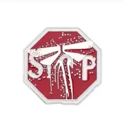 STOP SIGN - BUG SQUASHED - ENAMEL PIN