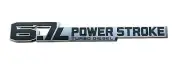 NEW OEM 2023 Ford Super Duty 6.7L Power Stroke Diesel Door Emblem - SINGLE